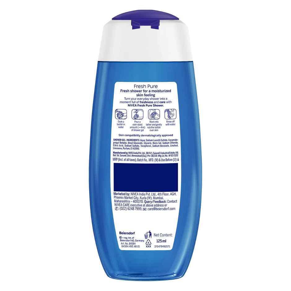 Nivea Fresh Pure Shower Gel